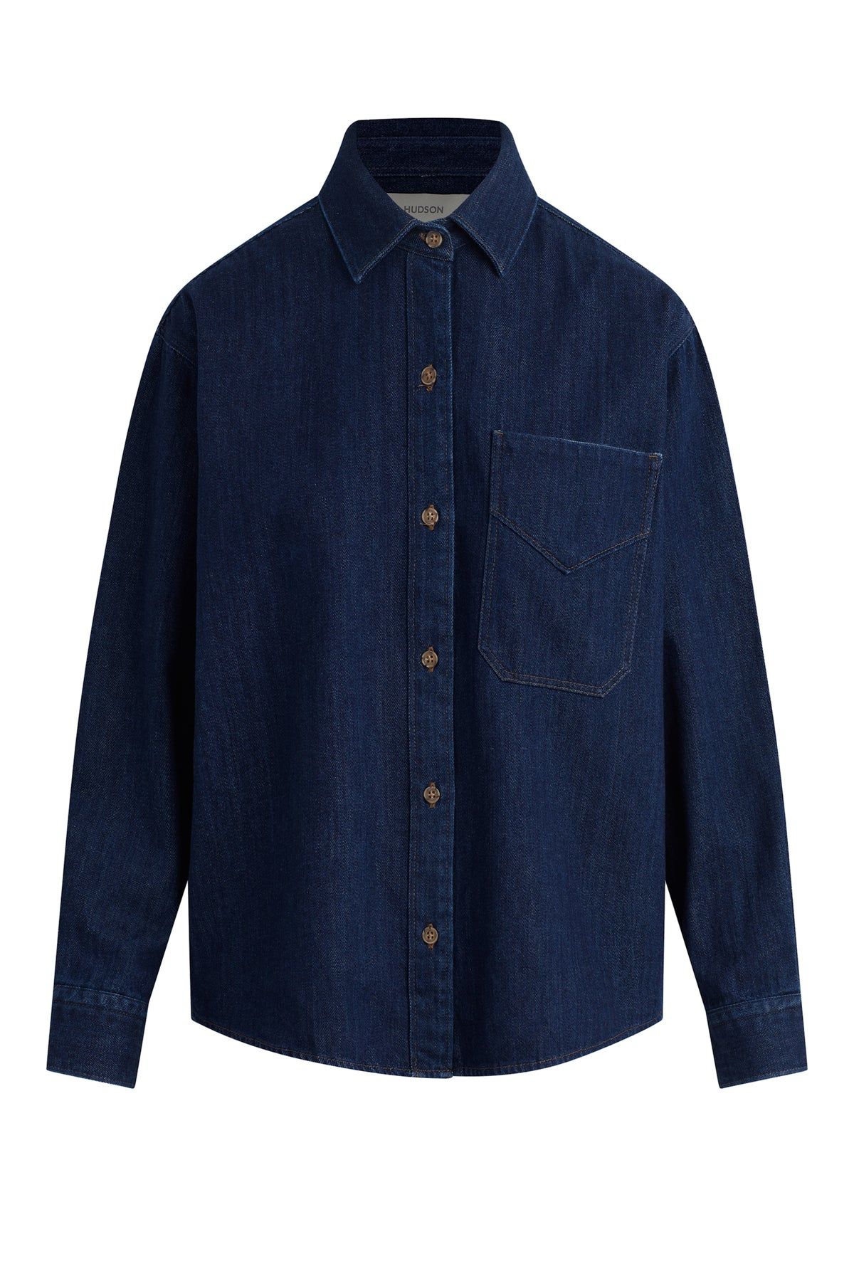 Denim Button-Up Shirt